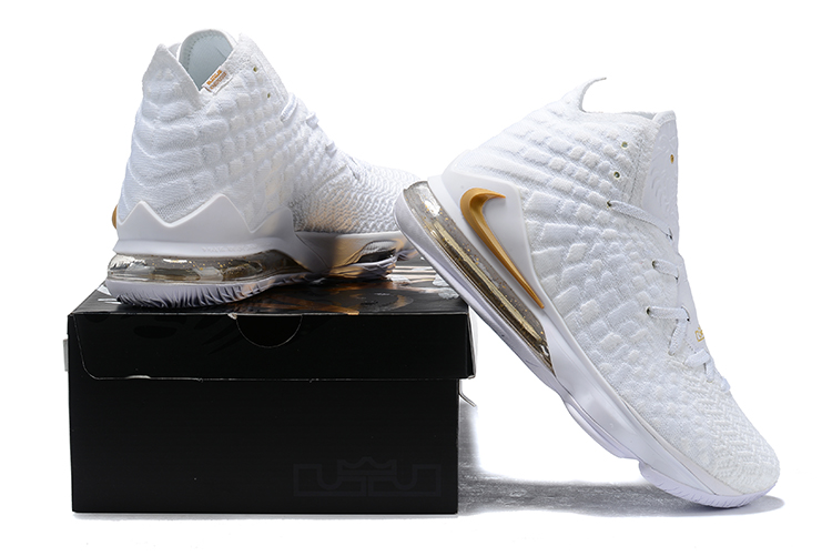 2019 LeBron James 17 White Gold - Click Image to Close